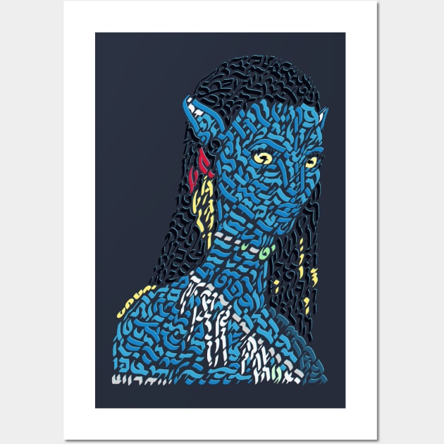 Neytiri Avatar Wall Art by Karotene